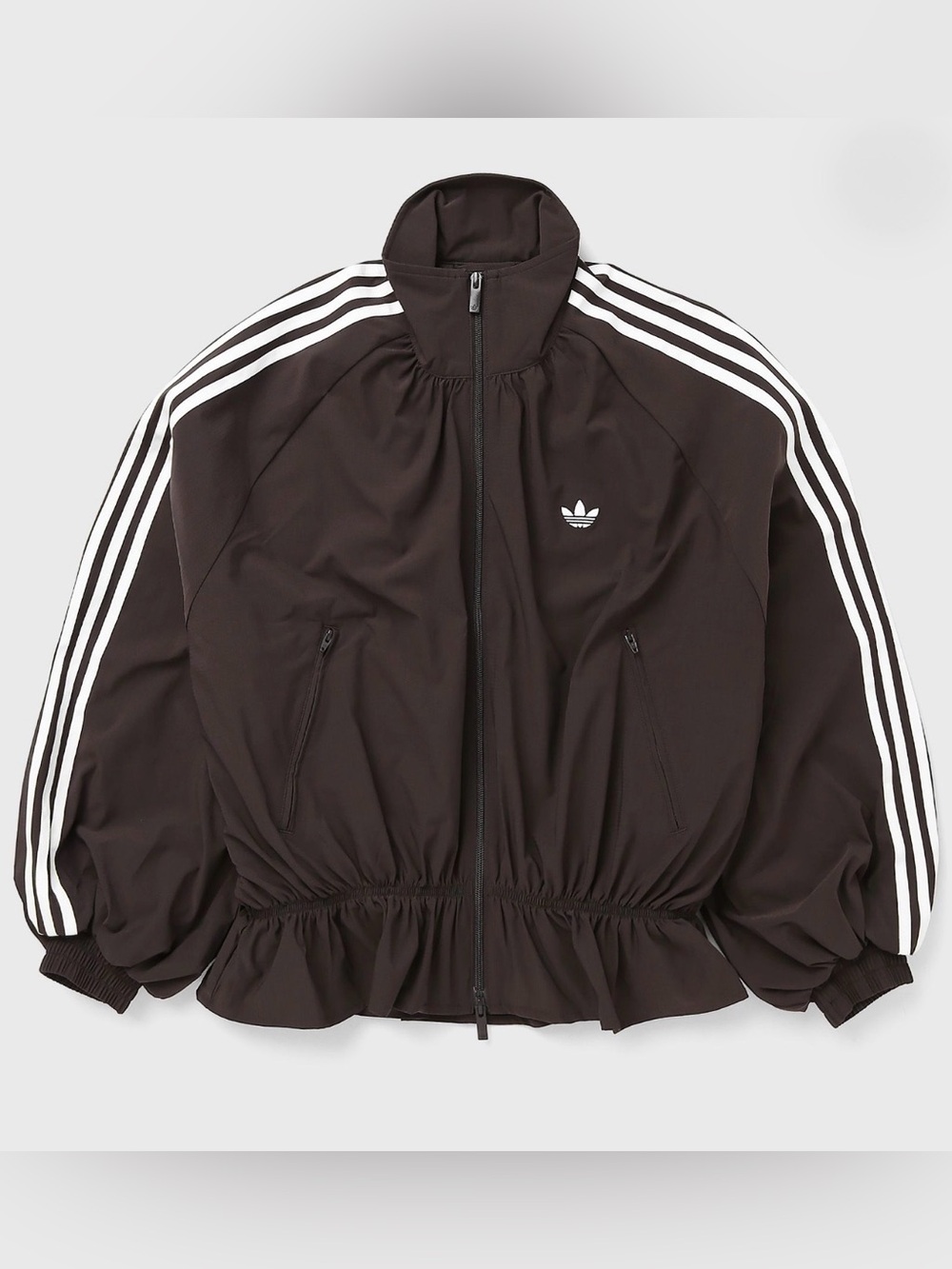NWT adidas Originals Firebird Blousy track top in Night Brown